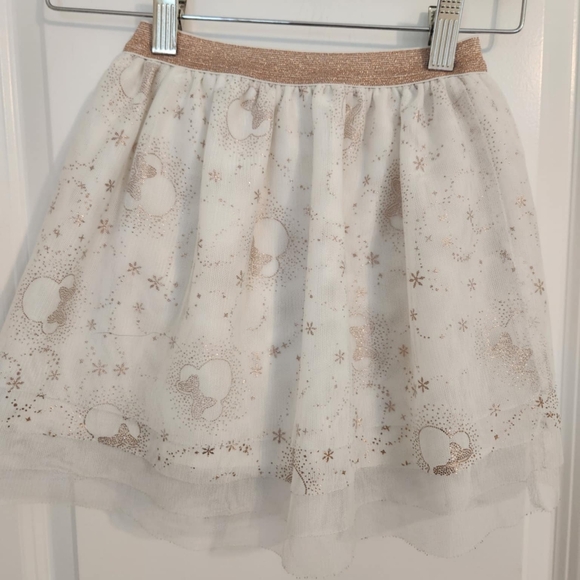 Disney White And Gold Skirt - Picture 1 of 8